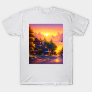 Golden Hour Town T-Shirt